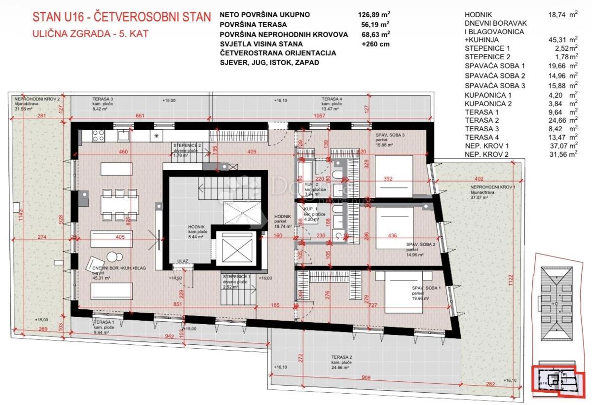 Stanovanje Laščina, Maksimir, 102,86m2