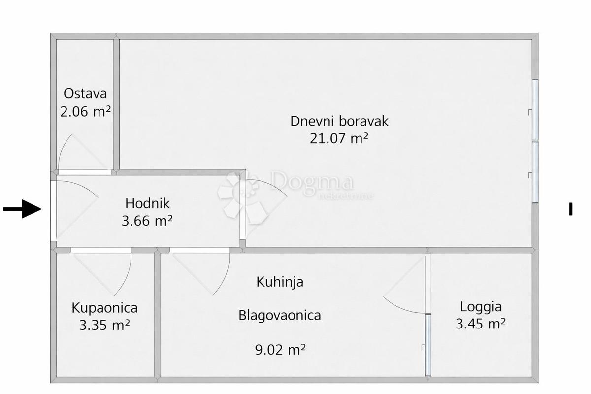 Stanovanje Prečko, Trešnjevka - Jug, 43m2