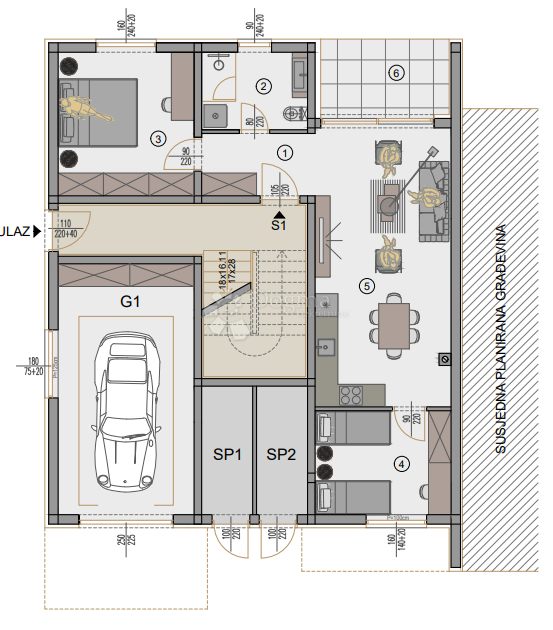 Stanovanje Centar, Pula, 77,88m2