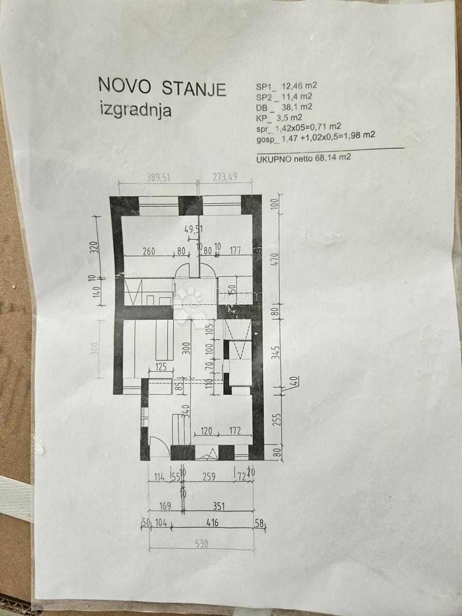 Stanovanje Donji grad, Donji Grad, 68,14m2