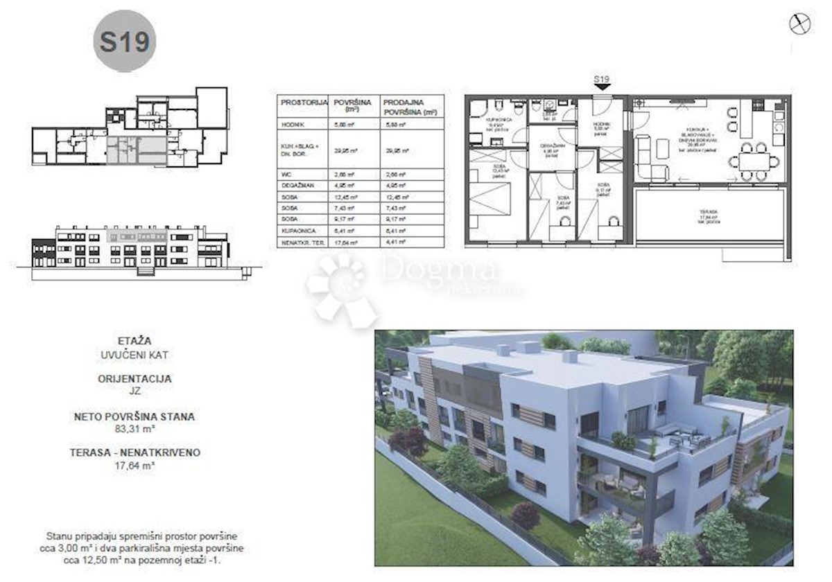 Stanovanje Centar, Samobor, Zlatka Price, 68,26m2