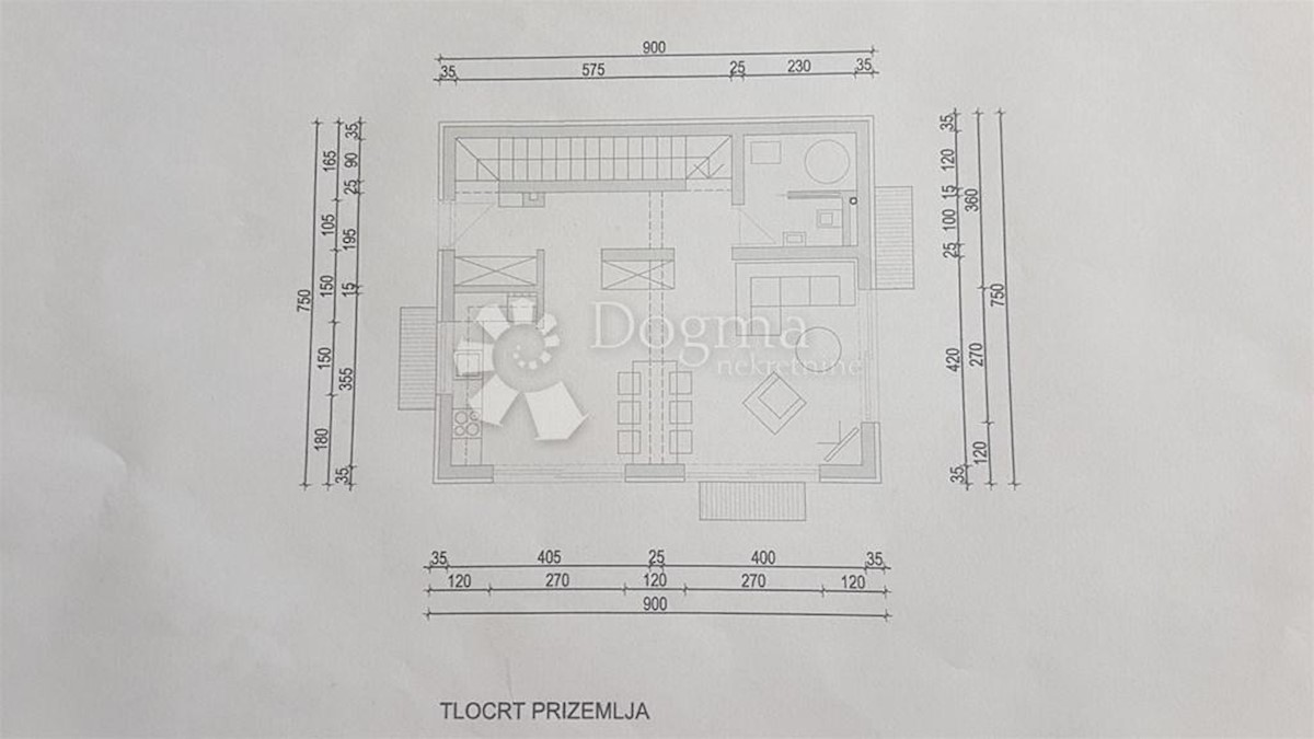 Zemljišče Sveti Bartul, Raša, 554m2