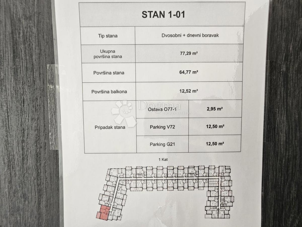 Stanovanje Umag, 77,29m2