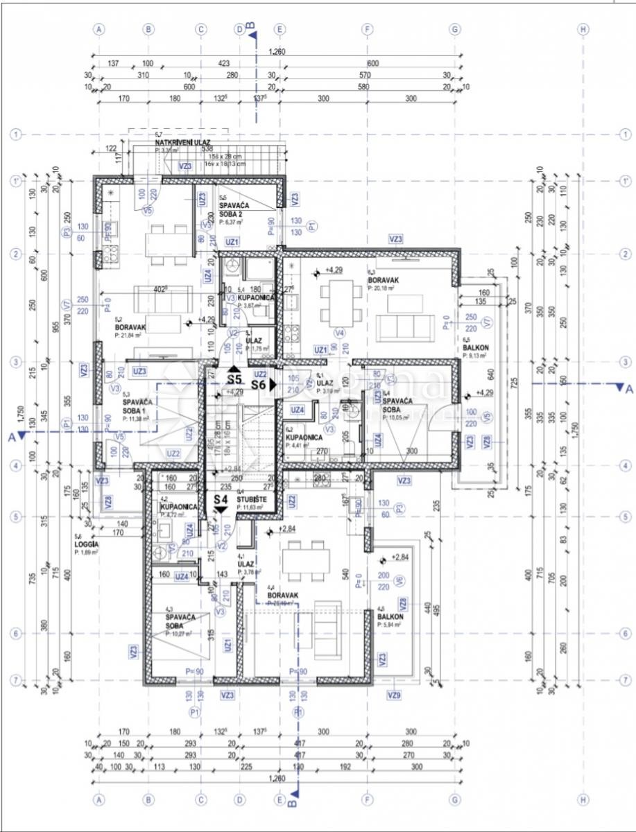 Stanovanje Povljana, 71,50m2