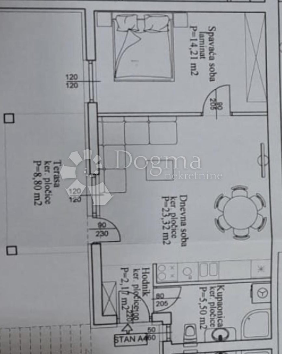 Apartma Zaton, Nin, 50m2