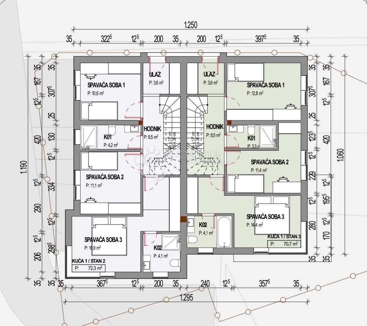 Stanovanje Pavlovac, Matulji, 151,80m2