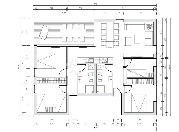 Apartma Karigador, Brtonigla, 80,55m2