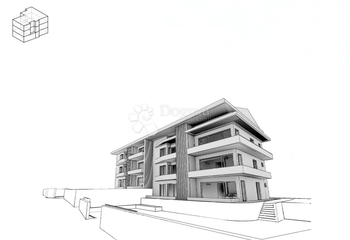 Stanovanje Ika, Opatija - Okolica, 46,20m2