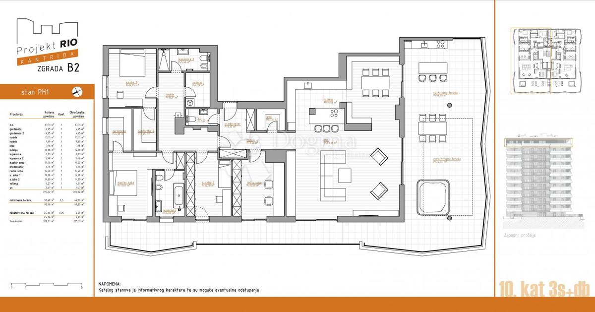 Stanovanje Kantrida, Rijeka, 124,61m2