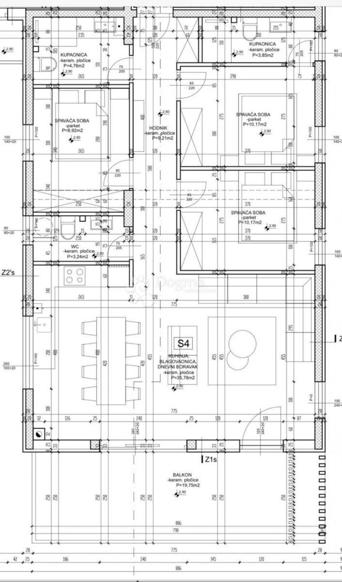 Stanovanje Vodice, 120m2