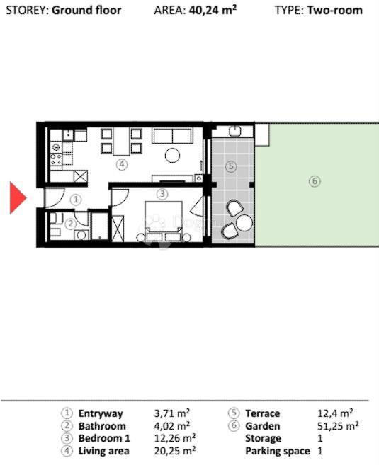 Stanovanje Umag, 66,90m2