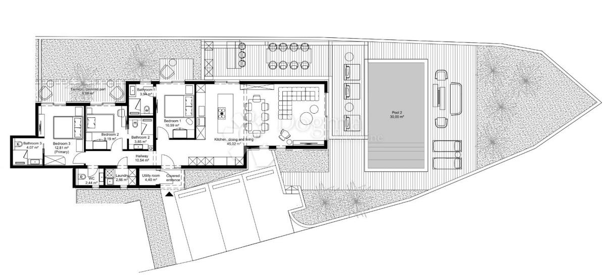 Apartma Zaton, Nin, 191,10m2