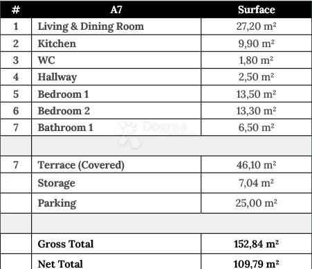 Stanovanje Zaton, Nin, 109,79m2