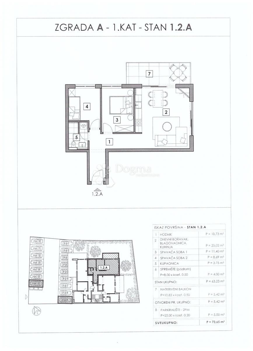 Stanovanje Vabriga, Tar-Vabriga, Vabriga, Tar, 58,18m2