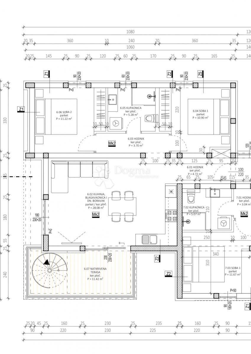 Stanovanje Belafuža, Zadar, 102m2