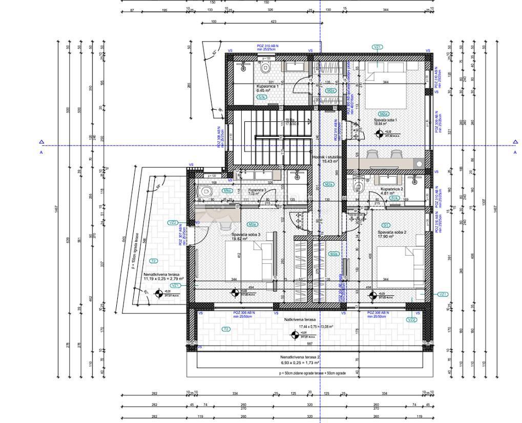 Zazidljivo zemljišče Tinjan, 1.153m2