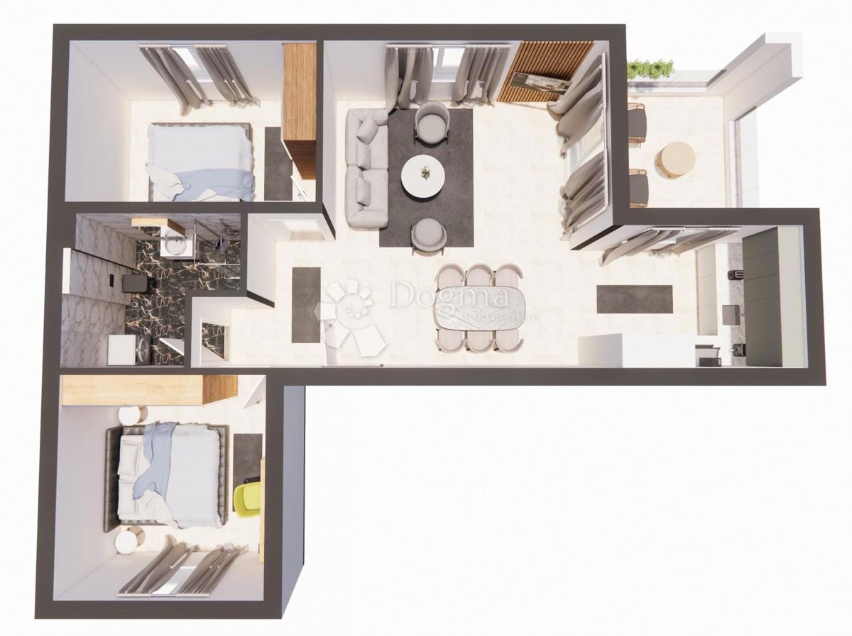 Stanovanje Brodarica, Šibenik - Okolica, 51,63m2