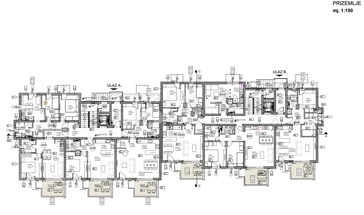 Stanovanje Dugopolje, 25m2