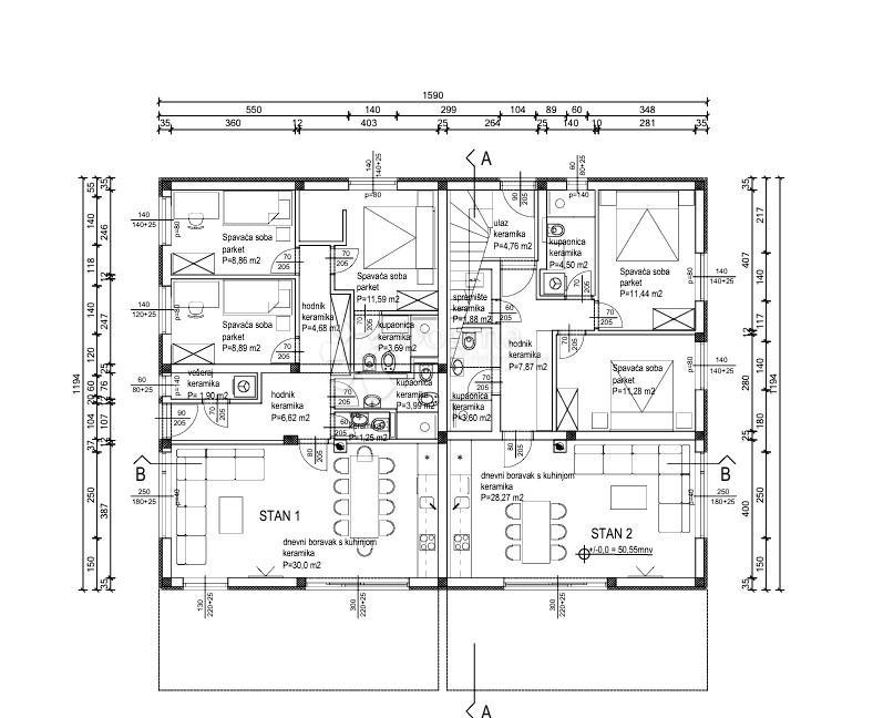 Stanovanje Poreč, 83,79m2