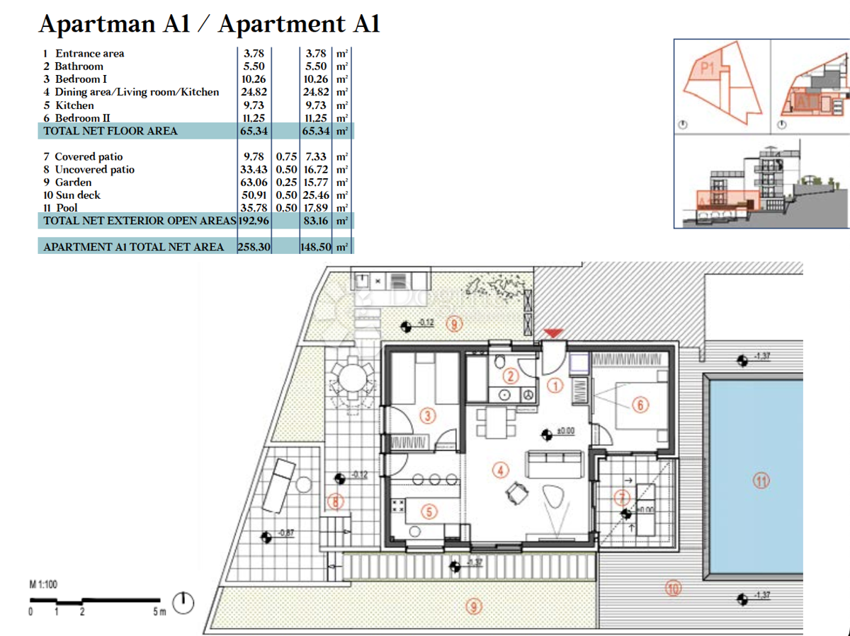 Stanovanje Primošten, 157m2
