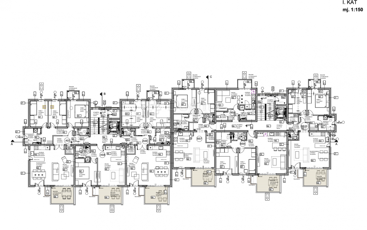Stanovanje Dugopolje, 25m2