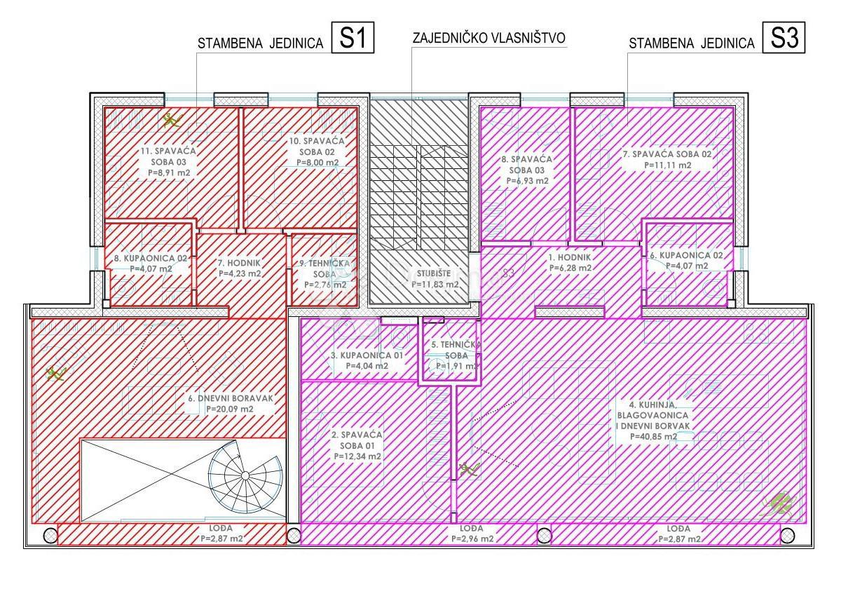Stanovanje Diklo, Zadar, 134,10m2