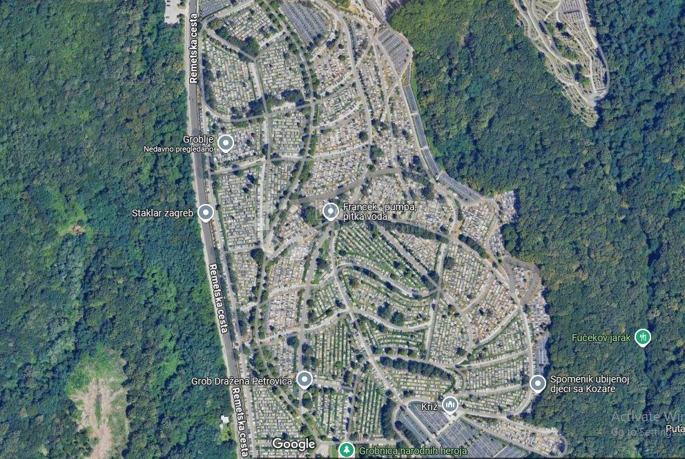 Grobnica Mirogoj, Gornji Grad - Medveščak, 3m2