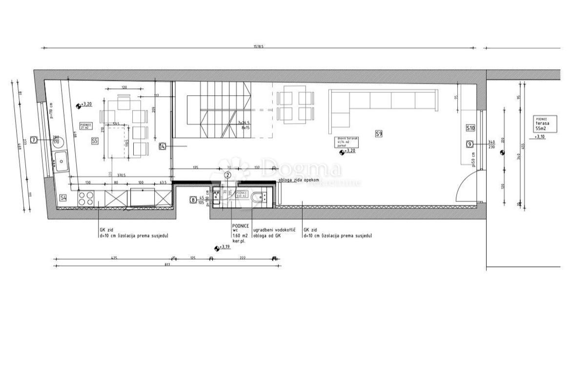 Stanovanje Centar, Gornji Grad - Medveščak, 260m2