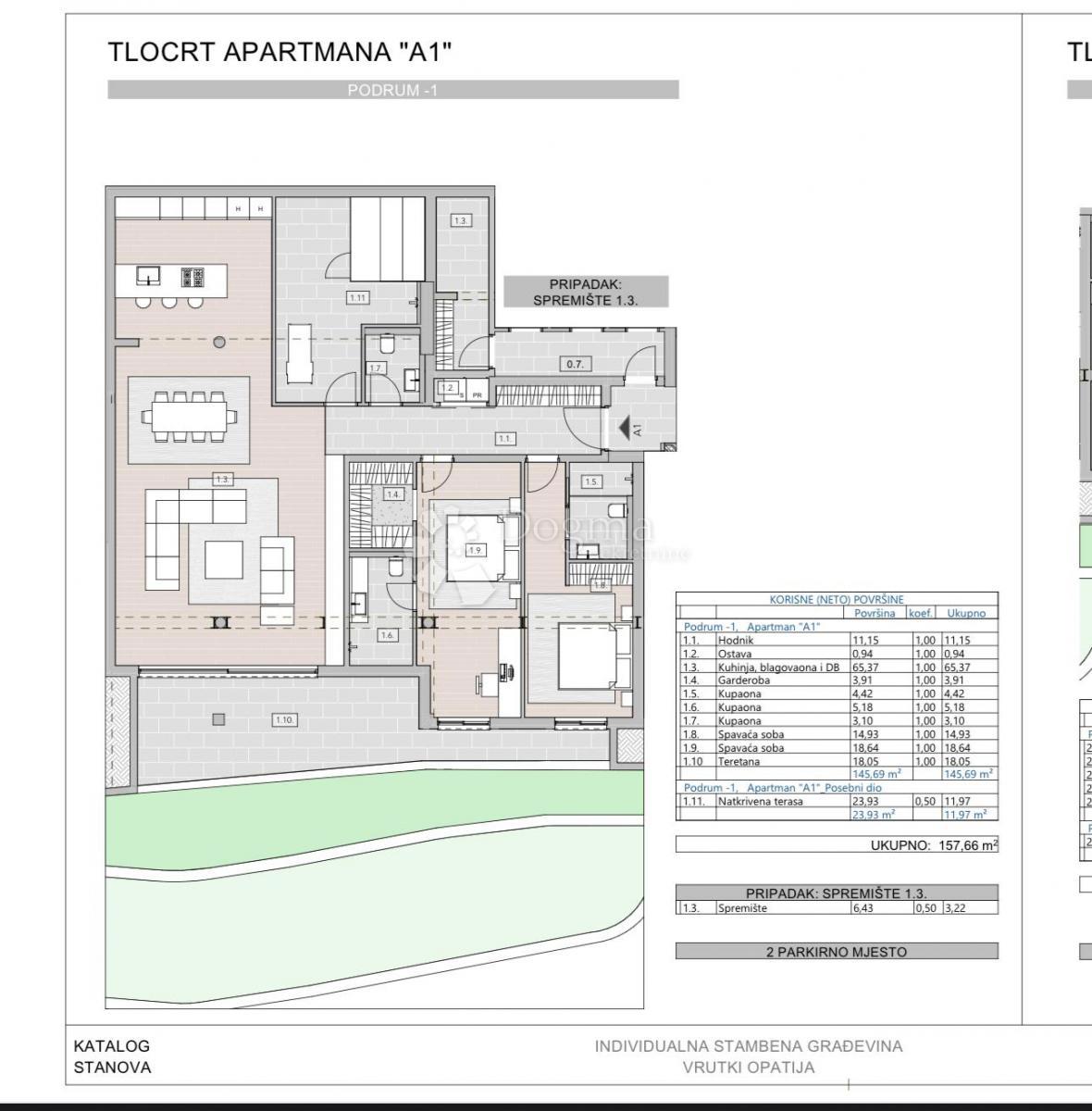 Stanovanje Opatija - Centar, Opatija, 161m2