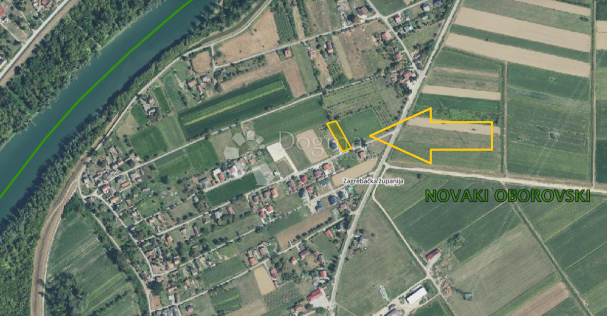 Kmetijsko zemljišče Oborovo, Rugvica, 5.206m2