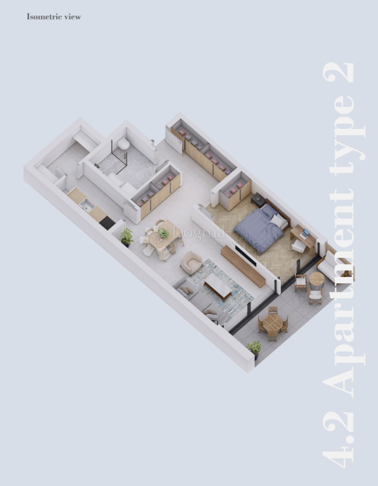 Stanovanje Rovinj, 58,32m2