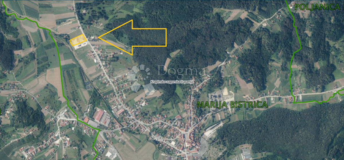 Zazidljivo zemljišče Marija Bistrica, 7.711m2