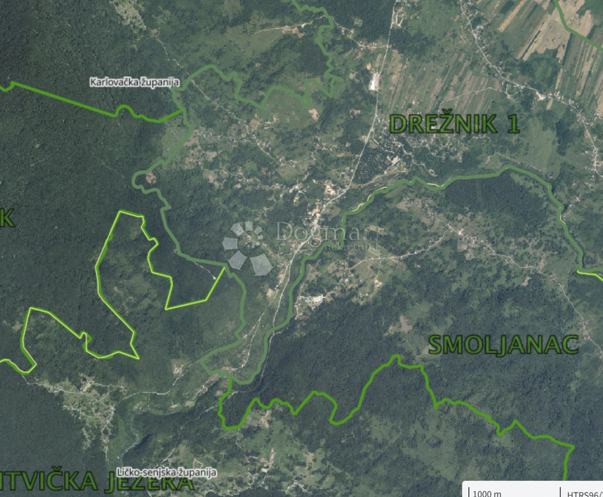 Zazidljivo zemljišče Grabovac, Rakovica, 1.799m2