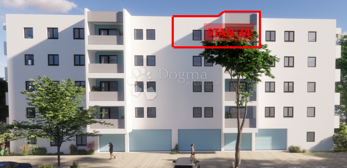 Stanovanje Monvidal, Pula, 54,96m2