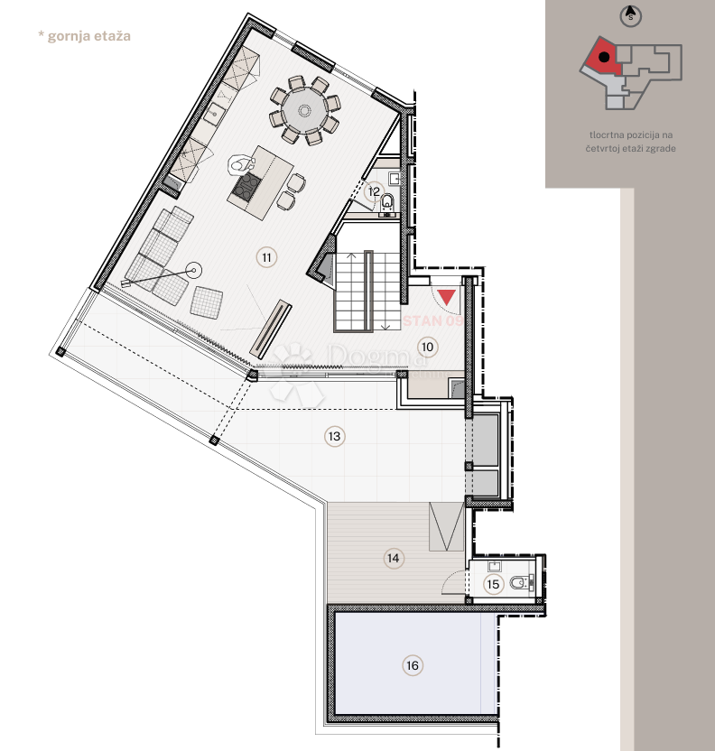 Stanovanje Jesenice, Dugi Rat, 96,79m2