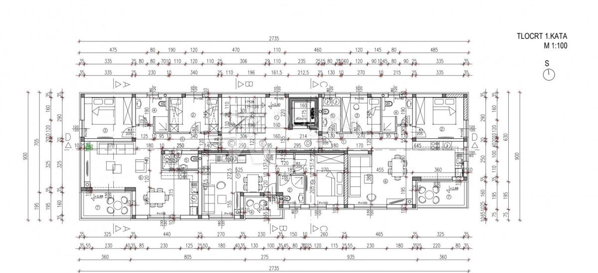 Stanovanje Perci, Poreč, 62m2