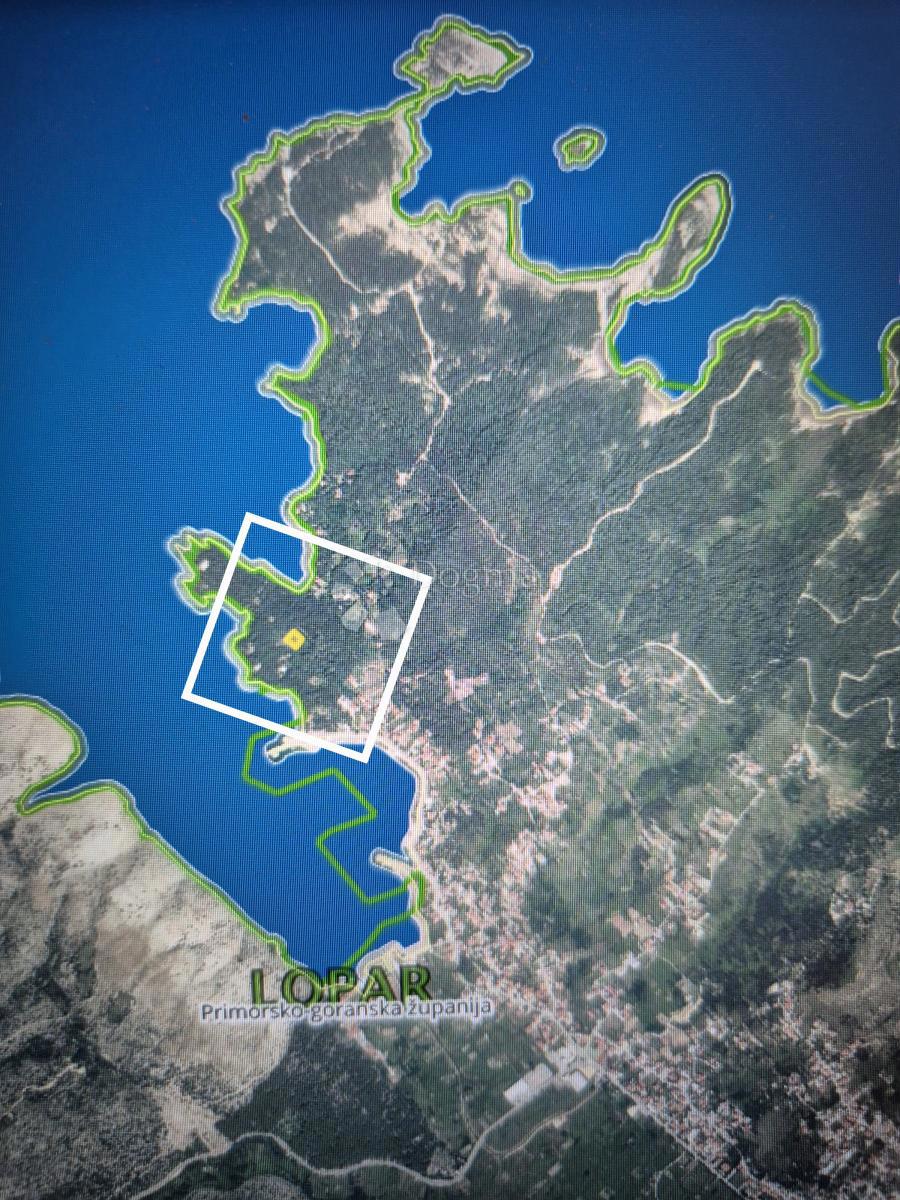 Kmetijsko zemljišče Lopar, Rab, 829m2