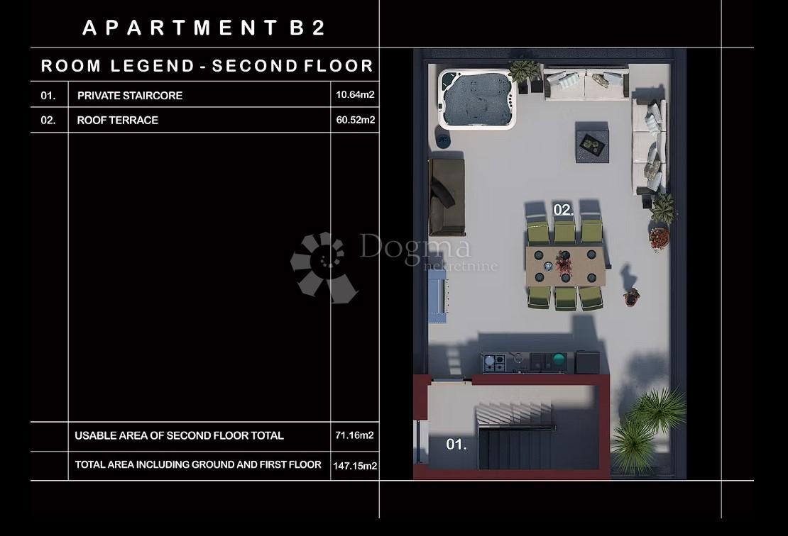 Stanovanje Poreč, 109,58m2