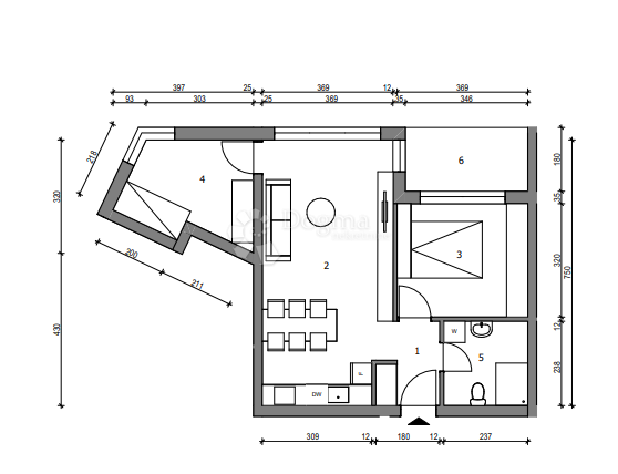 Stanovanje Sloboština, Novi Zagreb - Istok, 80,72m2