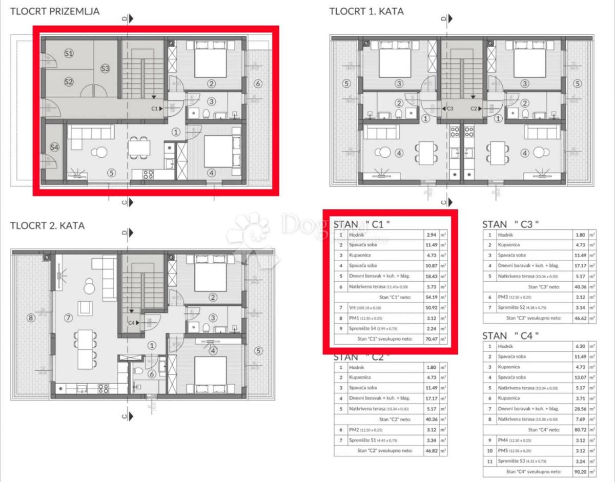 Stanovanje Valdebek, Pula, 57m2