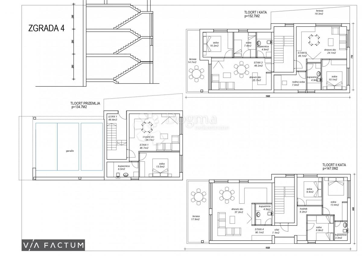 Stanovanje Petrčane, Zadar - Okolica, 104,80m2