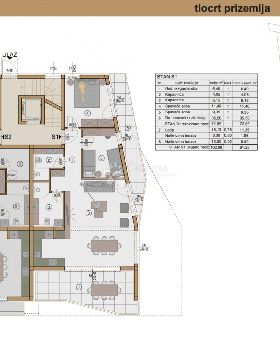 Stanovanje Pješčana Uvala, Medulin, 150,07m2
