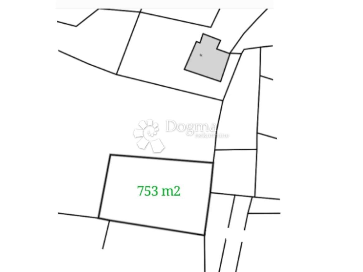 Zazidljivo zemljišče Vela Luka, 753m2
