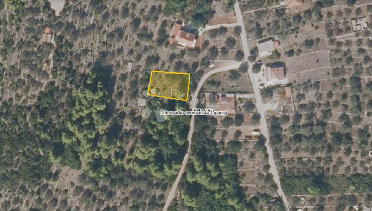 Zazidljivo zemljišče Vela Luka, 753m2