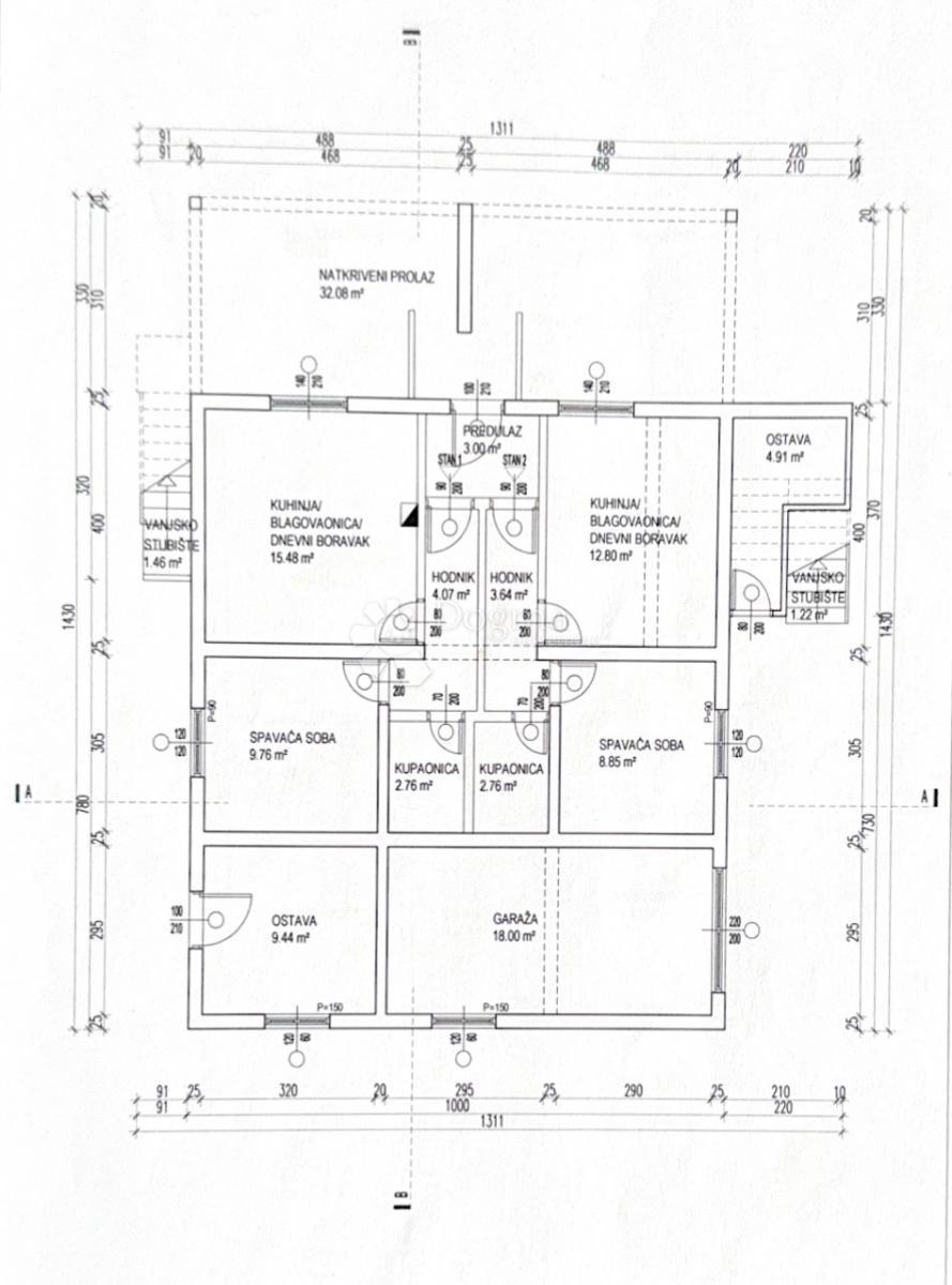 Hiša Okrug Gornji, Okrug, 125m2