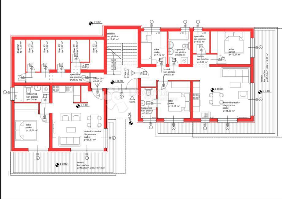 Stanovanje Diklo, Zadar, 115,05m2