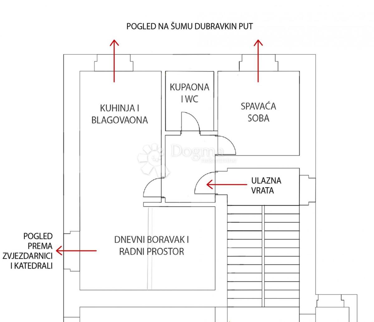 Stanovanje Gornji grad, Gornji Grad - Medveščak, 49,15m2