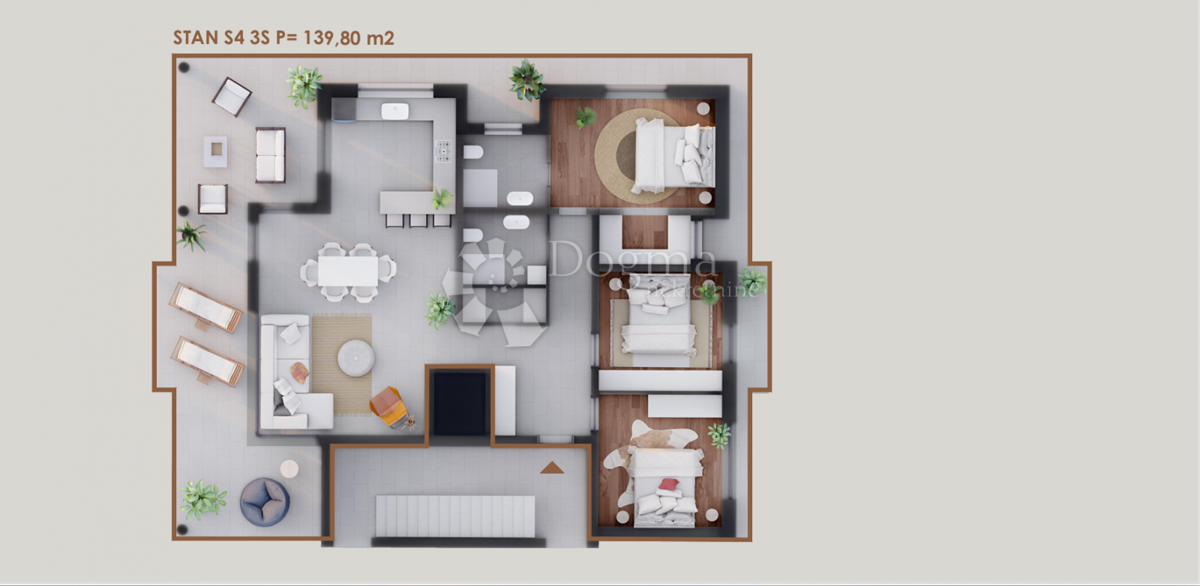 Stanovanje Vir, 139,80m2