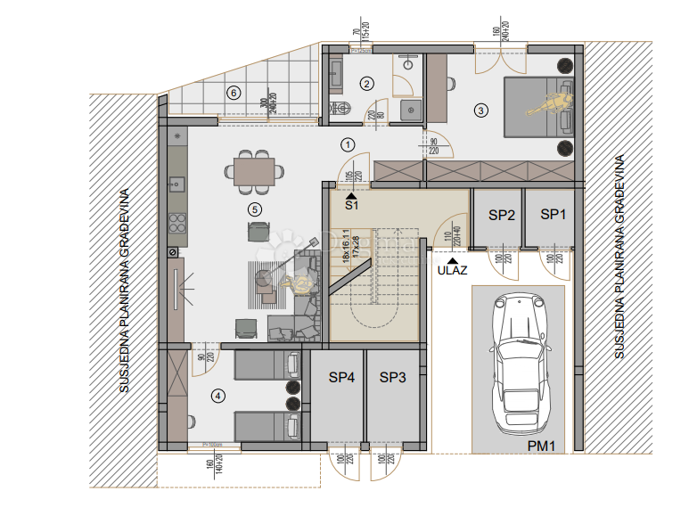 Stanovanje Centar, Pula, 77,88m2