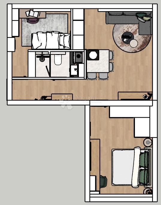 Stanovanje Trnsko, Novi Zagreb - Zapad, 49,70m2
